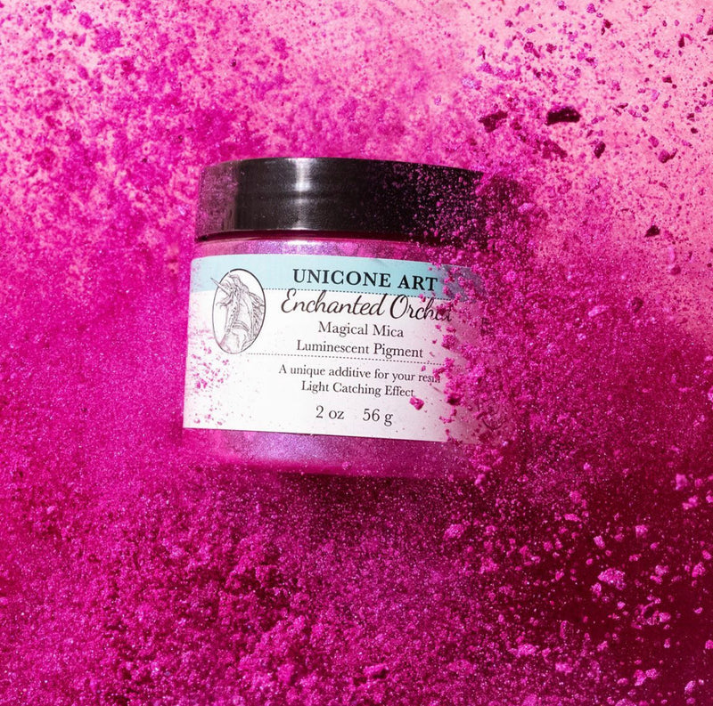 Magical Mica Pigment Powder for Resin - 12 Box Set - Non Toxic - Multi Use  - Super Lustrous - Finely Ground Powder - Use in Resin, Slime, soap dye